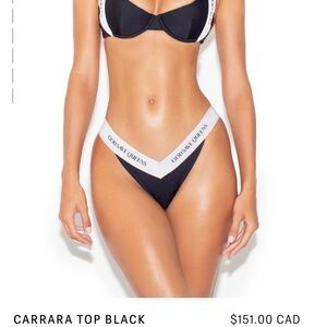 God Save Queens Black and White Bikini